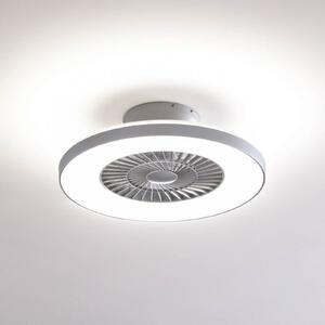 Lindby Smart LED stropni ventilator Paavo, srebrn, tih, Tuya