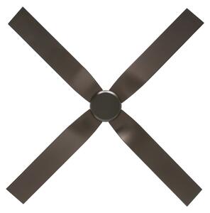 CasaFan Stropni ventilator Eco Ventos, bronasta barva, kovina, IP44, enosmerni tok, WiFi, Bronasta / starinska medenina, Kovina, Sodobni
