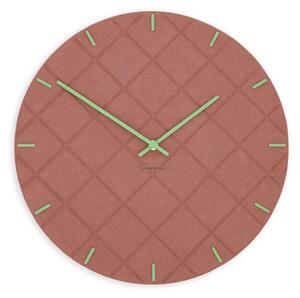 Stenska ura Luxhora Mosaida Red 11 barv kazalcev