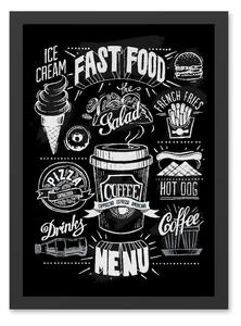 Slika 55x70 cm Menu – Wallity