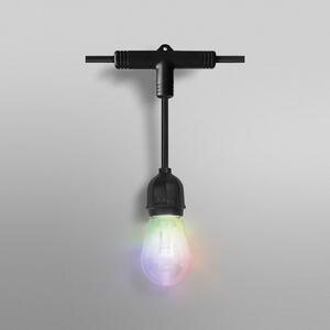 OSRAM SMART+ WiFi LED-lučke STRINGLIGHT, RGBW 12-flg., zatemnjen, Črna, Plastika, Sodobni