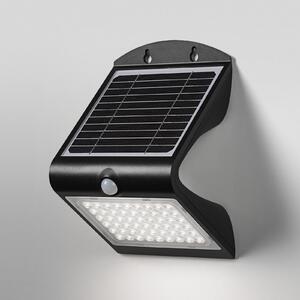 OSRAM LED-solarna stenska svetilka ENDURA FLOOD BUTTERFLY, 4 W senzor, Črna, Plastika, Sodobni, Solarne luči