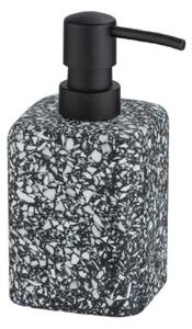 Dozirnik mila Wenko Terrazzo (240 ml, črn)