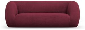 Bordo rdeča sedežna garnitura iz tkanine bouclé 210 cm Essen – Cosmopolitan Design