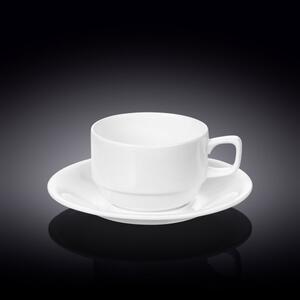 Skodelica in Podstavek, Porcelan, 220ml