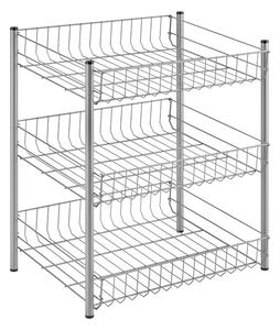 3-nivojski kuhinjski organizator Metaltex