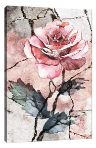 Stenska slika na platnu Tablo Center Rose, 40 x 60 cm