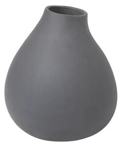 Temno siva porcelanasta vaza (višina 17 cm) Nona – Blomus