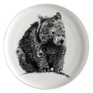 Bel porcelanast krožnik Maxwell & Williams Marini Ferlazzo Wombat, ø 20 cm