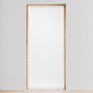Bela zavesa za vrata 90x200 cm Haltona – douceur d'intérieur