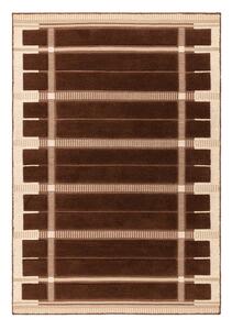 Rjava/bež ročno tkana volnena preproga 120x170 cm – Asiatic Carpets
