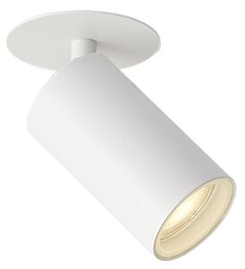 Sodobna vgradna reflektorska svetilka bela GU10 50mm IP44 - Chels