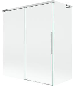 Mexen Rox L 2-krilno drsno tuš zaslon 140 + 70 x 150 cm, prozoren, kromiran - 8C9L-140-070-01-00