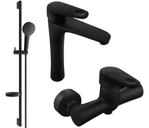 Mexen Kama DS05 komplet prha, črn - 72514DS05-70