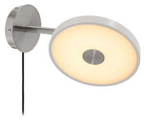 UMAGE LED-stenna svetilka Asteria Short, siva, jeklo, vtič, zatemnjen, Siva, spalnica, Kovina, Dizajn