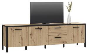 Modern Living Tv-element Kirikus, Barva Hrasta, Črna