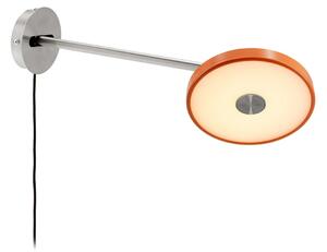 UMAGE LED-stenna svetilka Asteria Long, oranžna, jeklo, vtič, zatemnjen, Rumena, spalnica, Kovina, Dizajn