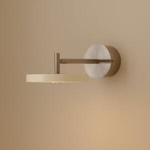 UMAGE LED-stenna svetilka Asteria Short, bela, jeklo, neposredna napeljava, zatemnjen, Bela, spalnica, Kovina, Dizajn