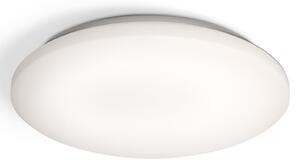 OSRAM LED senzorska stropna svetilka ORBIS IP44, Ø 30 cm, bela, Bela, Kopalnica, Aluminij, Sodobni