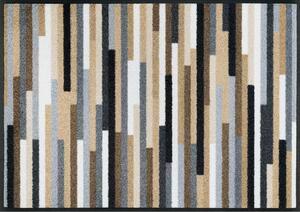 PREDPRAŽNIK Mikado Stripes 60/85 cm potiskano rjava, siva, bež