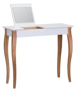 Bela toaletna mizica z ogledalom Ragaba Dressing Table, dolžina 85 cm