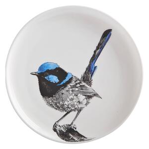 Bel porcelanast krožnik Maxwell & Williams Marini Ferlazzo Wren, ø 20 cm