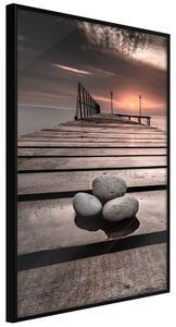 Plakat - Stones on the Pier