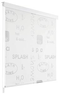 VidaXL Rolo zavesa za prhp 80x240 cm splash