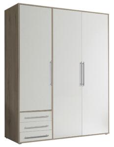 Livetastic Omara S Klasičnimi Vrati Lyss, Bela, Hrast, 155 Cm