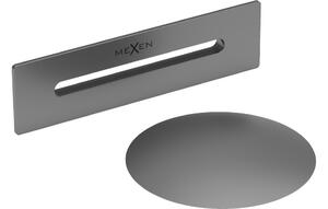 Mexen Uni odtok z odprtino za kopalno kad stoječo, gun metal - 5100-95