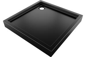 Mexen Flow+ kvadratna tuš kad 100 x 100 cm, črna mat - 46S701010H