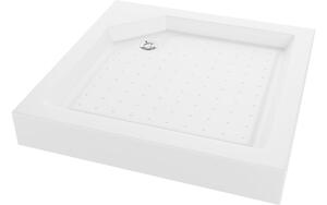 Mexen Rio Kvadratni tuš kad 90 x 90 cm, bela - 45109090