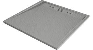 Mexen Amon kvadratna tuš kad SMC 90 x 90 cm, siva - 4F619090