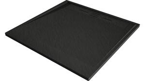 Mexen Amon kvadratna tuš kad SMC 100 x 100 cm, črna - 4F701010