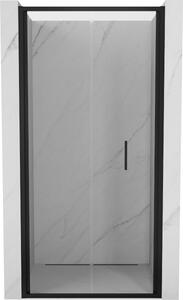 Mexen Exo zložljiva pršna vrata 65 cm, prozorna, črna - 816-065-000-70-00