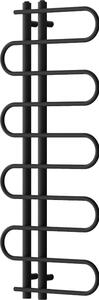 Mexen Kiso dekorativni kopalniški radiator 1250 x 500 mm, 256 W, črn - W114-1250-500-00-70