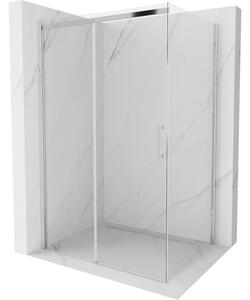 Mexen Omega drsna prha kabina 100 x 70 cm, prozorna, krom - 825-100-070-01-00