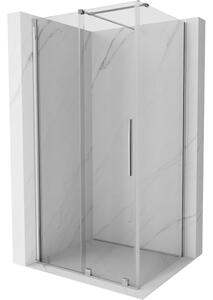 Mexen Velar drsna tuš kabina 120 x 90 cm, prozorna, krom - 871-120-090-01-01