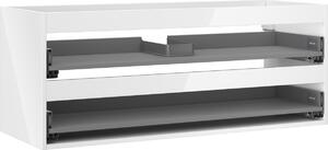 Mexen Box-A omara za umivalnik 120 cm, 2 predala, bel sijaj - 91AX0-1200-470-2-00