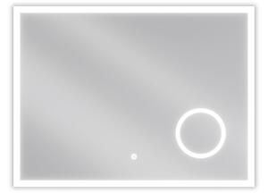 Mexen Kala kopalniško ogledalo z lučko z dodatnim kozmetičnim ogledalom 80 x 60 cm, LED 6000K, proti rosenju