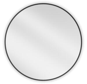 Mexen Loft okroglo kopalniško ogledalo 70 cm, črn okvir - 9850-070-070-000-70