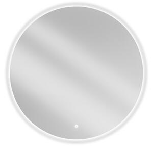 Mexen Erg osvetljeno okroglo ogledalo za kopalnico, 90 cm, LED 6000K, proti megljenju - 9823-090-090-611-00