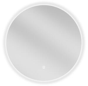 Mexen Erg osvetljeno kopalniško ogledalo, okroglo 50 cm, LED 6000K, proti megli - 9823-050-050-611-00