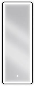 Mexen Coro kopalno ogledalo s svetlobno LED 45 x 120 cm, LED 6000K, proti megli, črn okvir - 9817-045-120-611-70