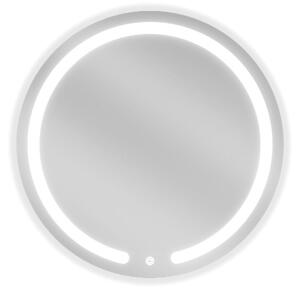 Mexen Rose osvetljeno okroglo kopalniško ogledalo, 60 cm, LED 6000K, proti meglenju - 9810-060-060-611-00
