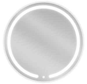 Mexen Rose osvetljeno kopalniško ogledalo, okroglo 70 cm, LED 6000K, proti megli - 9810-070-070-611-00