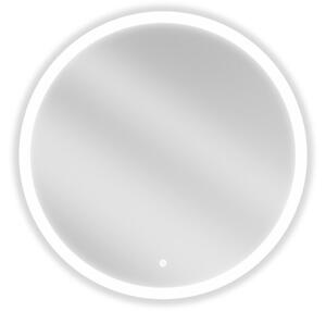 Mexen Oro osvetljeno kopalniško ogledalo, okroglo 80 cm, LED 6000K, proti zameglitvi - 9824-080-080-611-00