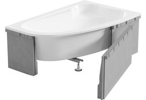 Mexen X-ST polistirenska obloga za kotno kad 240 cm, bela - 55022-00