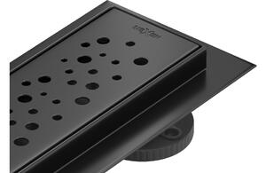 Mexen Flat 360° M12 rotacijski linijski odtok 50 cm, črn - 1721050-40