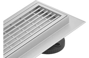 Mexen Flat 360° M33 rotacijski linearni odtok 50 cm, inox - 1033050-40